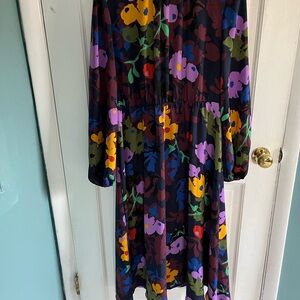 Halogen Multicolor Floral Dress